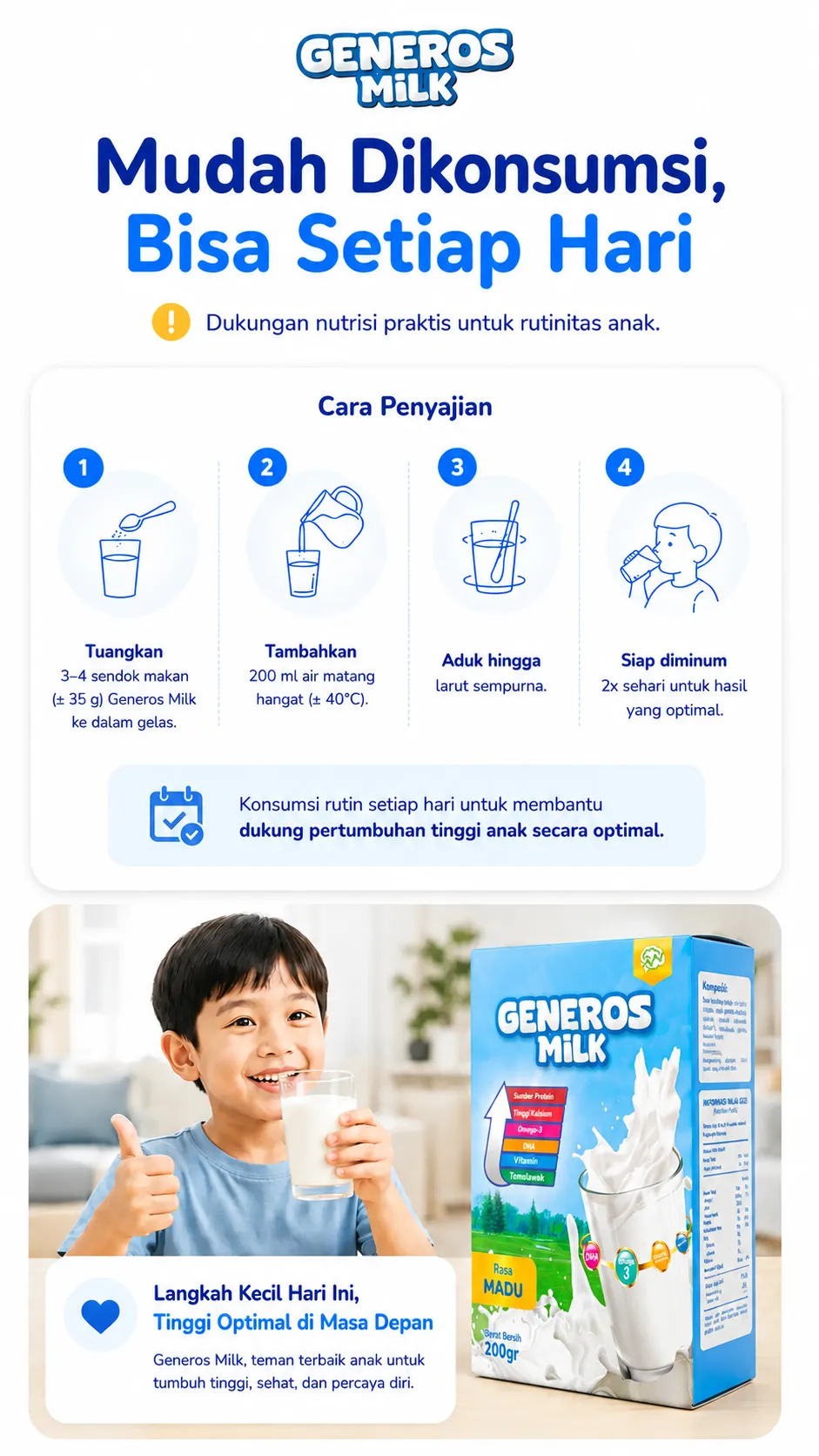 Mudah Dikonsumsi Bisa Setiap Hari